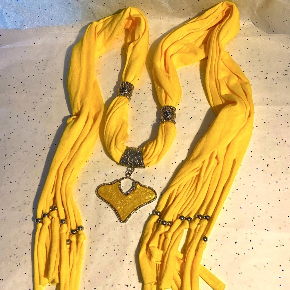Yellow necklace